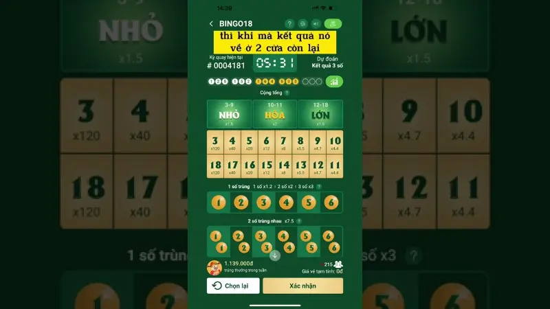 Bật mí cách chơi Bingo 18 luôn thắng cho newbie