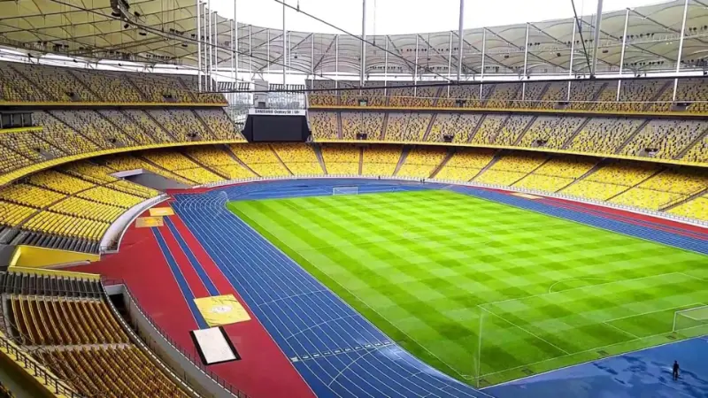 Bukit Jalil trong top 10 sân bóng đá lớn nhất thế giới